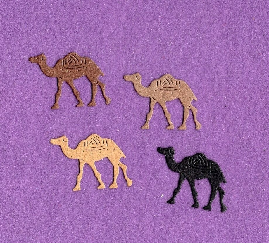 Wise Men CAMEL  die cuts scrapbook cards