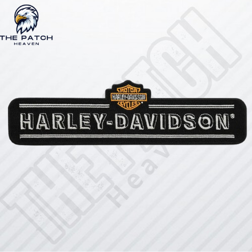 Harley Davidson Dimension patch 10" inches Embroidered patch Iron/On Logo-patch