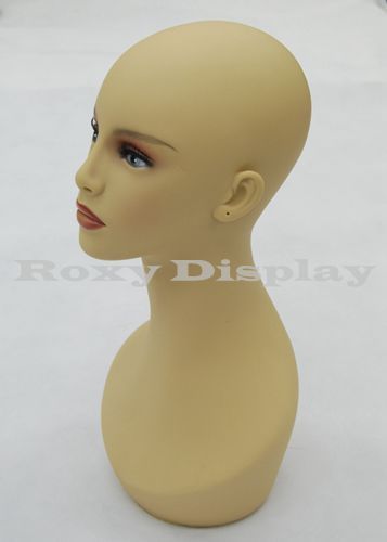 2PCS Female Mannequin Head Bust Wig Hat Jewelry Display #MD-HelenF3 X2