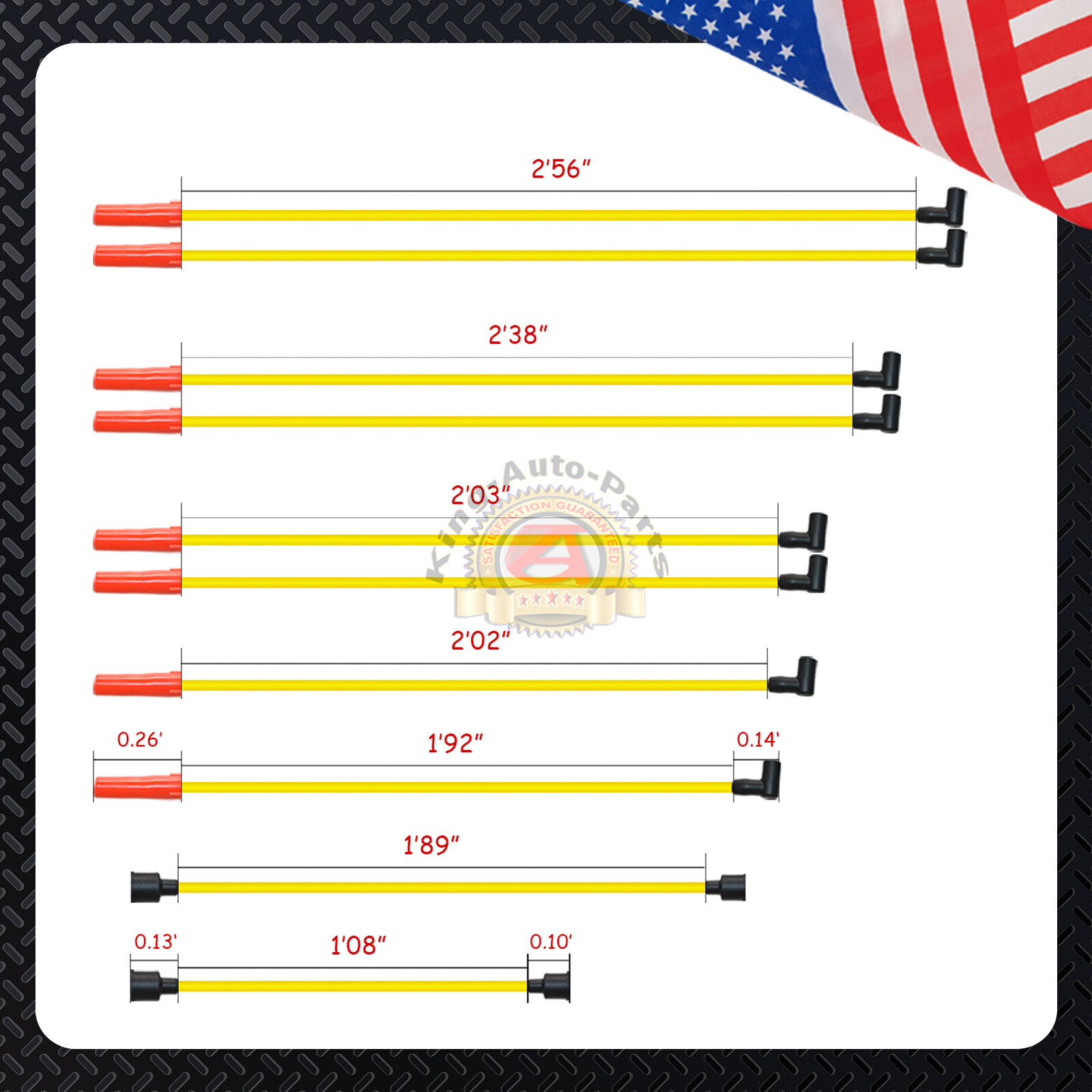 HEI Distributor&SparkPlug Wire& Free Pig Tail for Mopar Chrysler Dodge273 318 V8