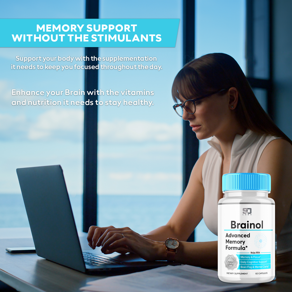 Brainol Advanced Memory & Focus: Supports clarity and concentration (1 Pack)