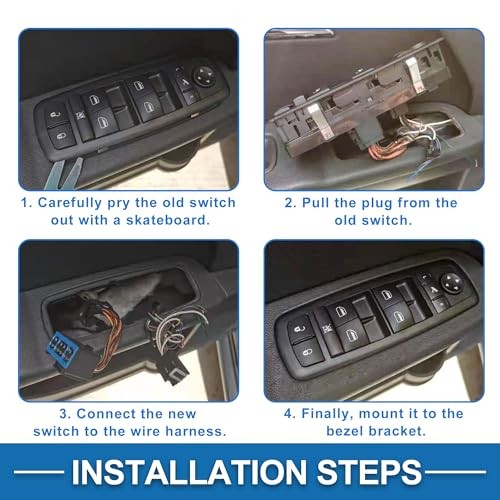 Power Window Switch No.8404048080 Front Left Driver Side Window Control Switch