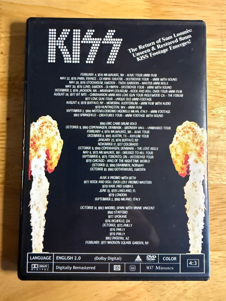 KISS Sam Loomis: Restored Footage Emerges on 8-DVD Box Set