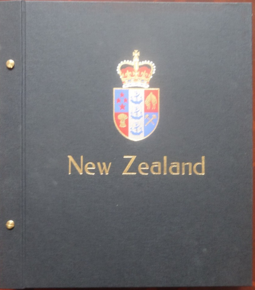 NEW ZEALAND DAVO II ALBUM & SLIPCASE 1986-2004 168 PAGES (LIST BELOW) NO STAMPS