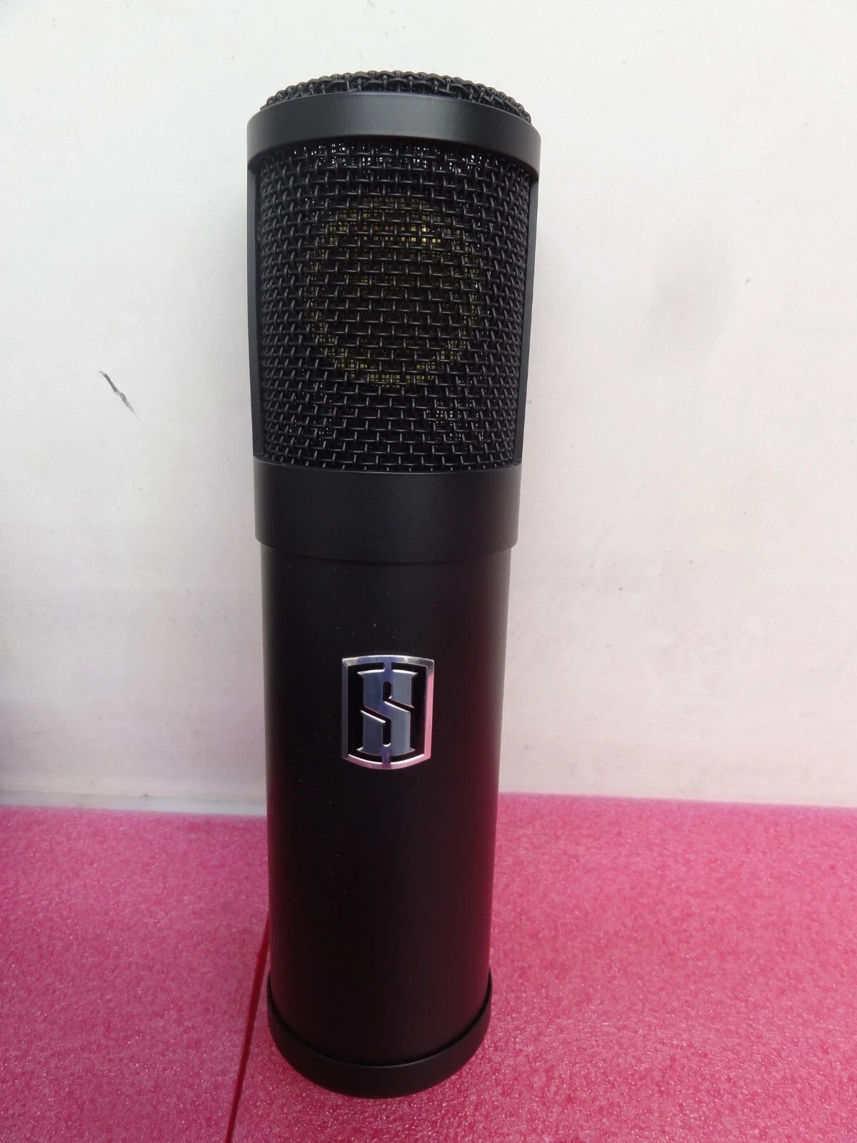 SLATE DIGITAL VMS ML-1 LARGE DIAPHRAGM MICROPHONE W/CASE & SHOCK MOUNT-BLACK T9