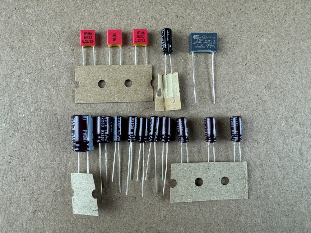 Micro-Seiki BL-91 Recap Kit Turntable Capacitor Replacement Set BL-91L