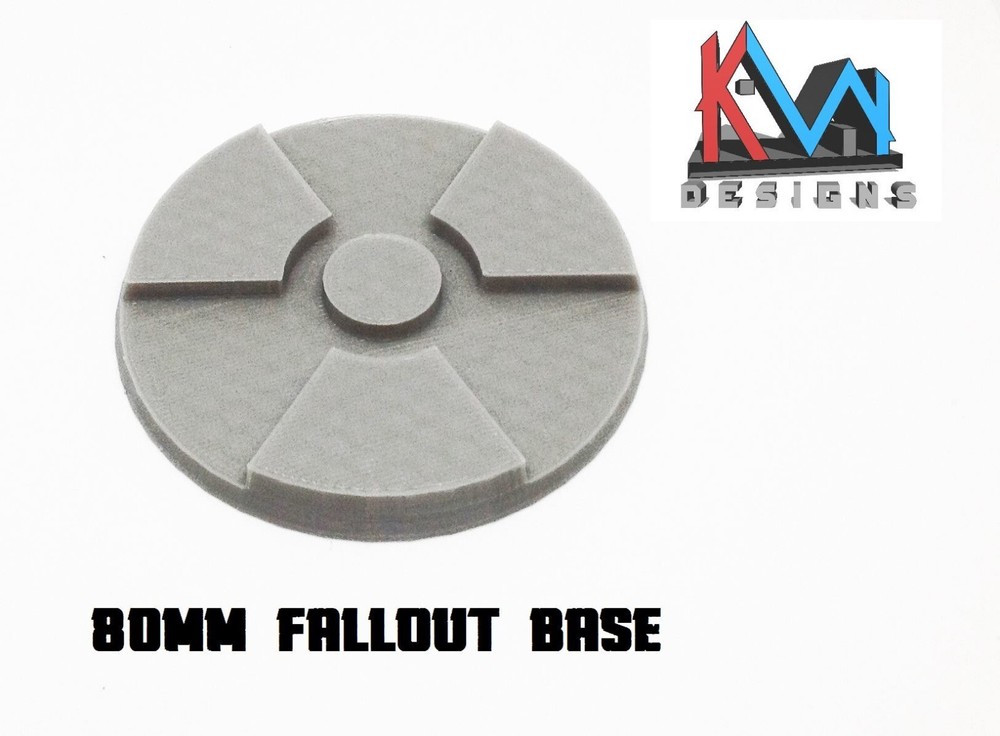 3D Printed -80mm Fallout / Nuclear Base