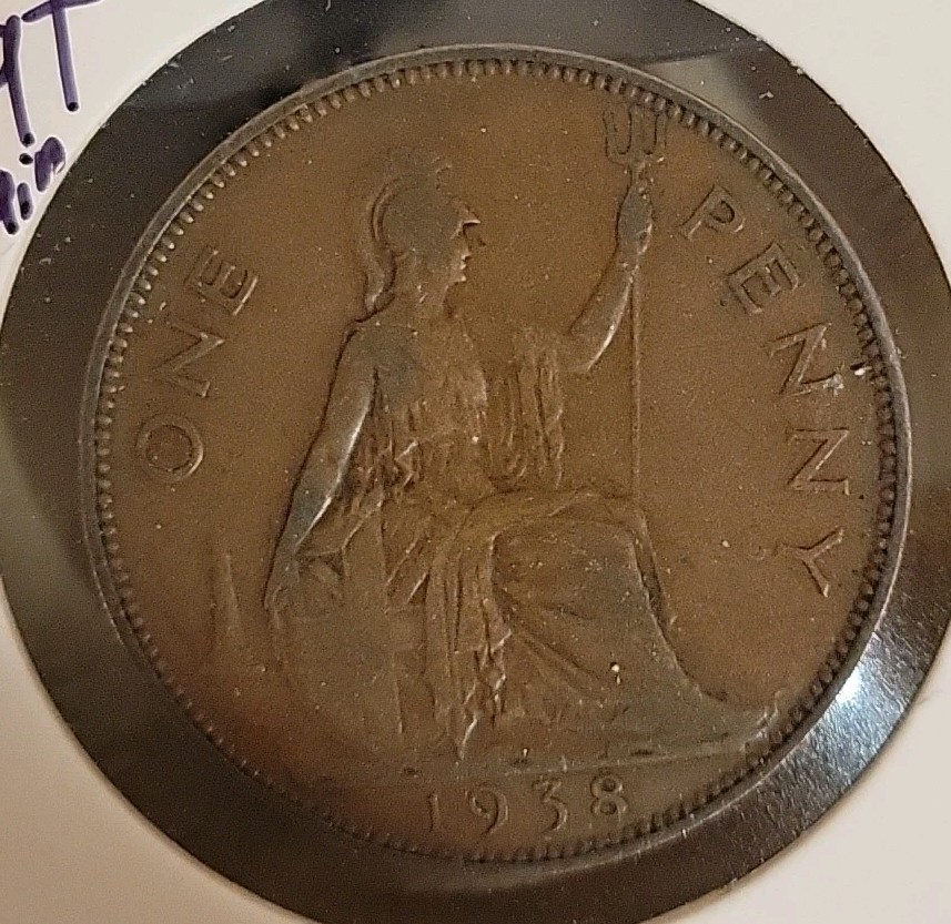 1938 Great Britain 1 Penny
