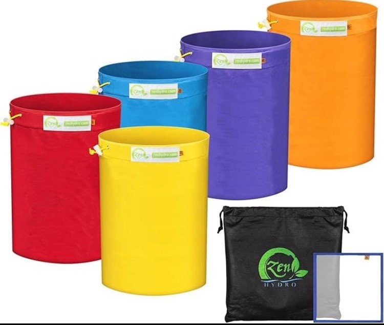 Zen Hydro Bubble 5 Extraction Bags w/Square Pressing Screen Hash Oil
