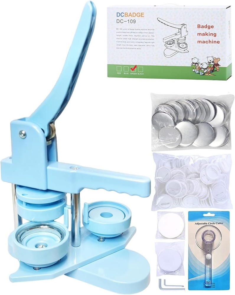 Button Maker Machine, Button Pin Maker 3rd Gen Installation-Free DIY, Button ...