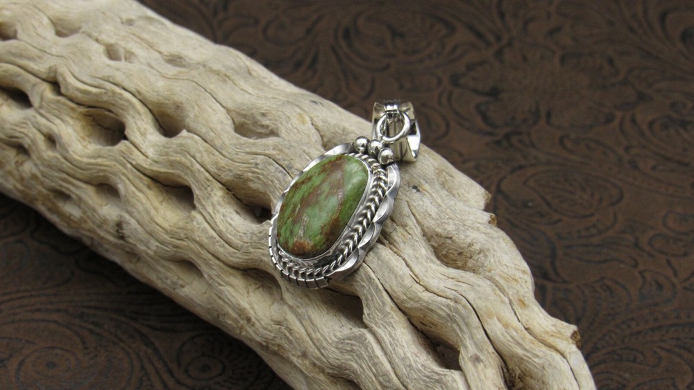 *Green Turquoise Pendant