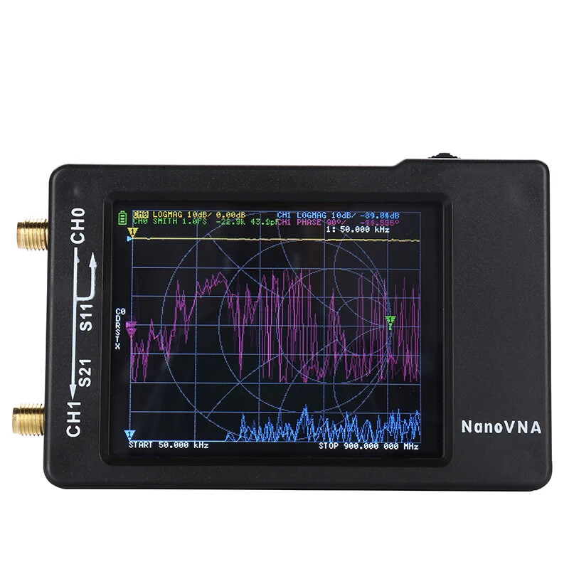2.8" LCD 1.5GHz HF VHF UHF UV Vector Network Analyzer Antenna Spectrum analyzer