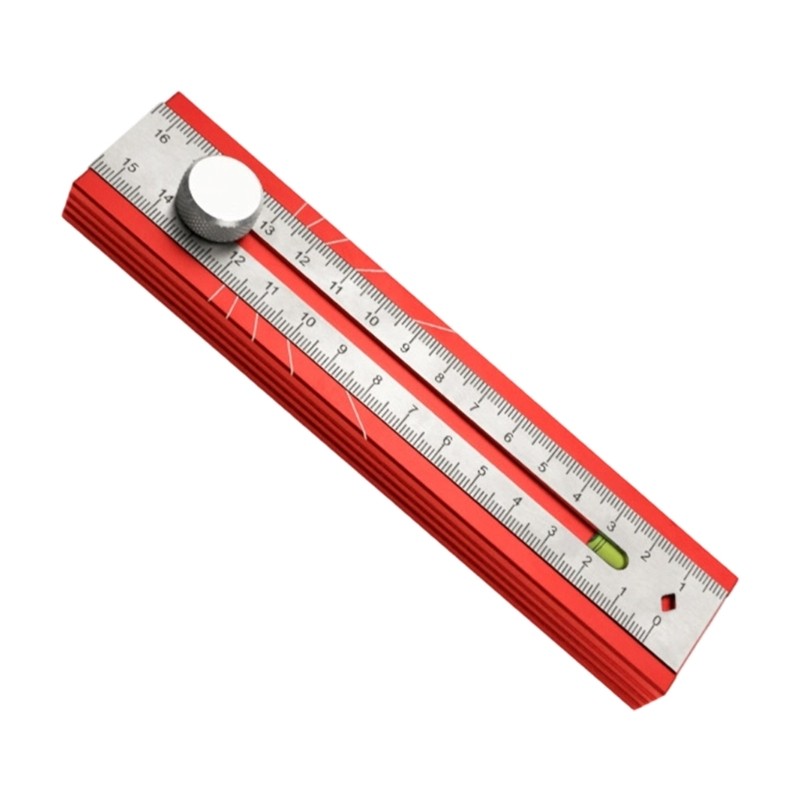 Practical Woodworking Measuring Device Crafted From Lightweight Yet Strong Alloy