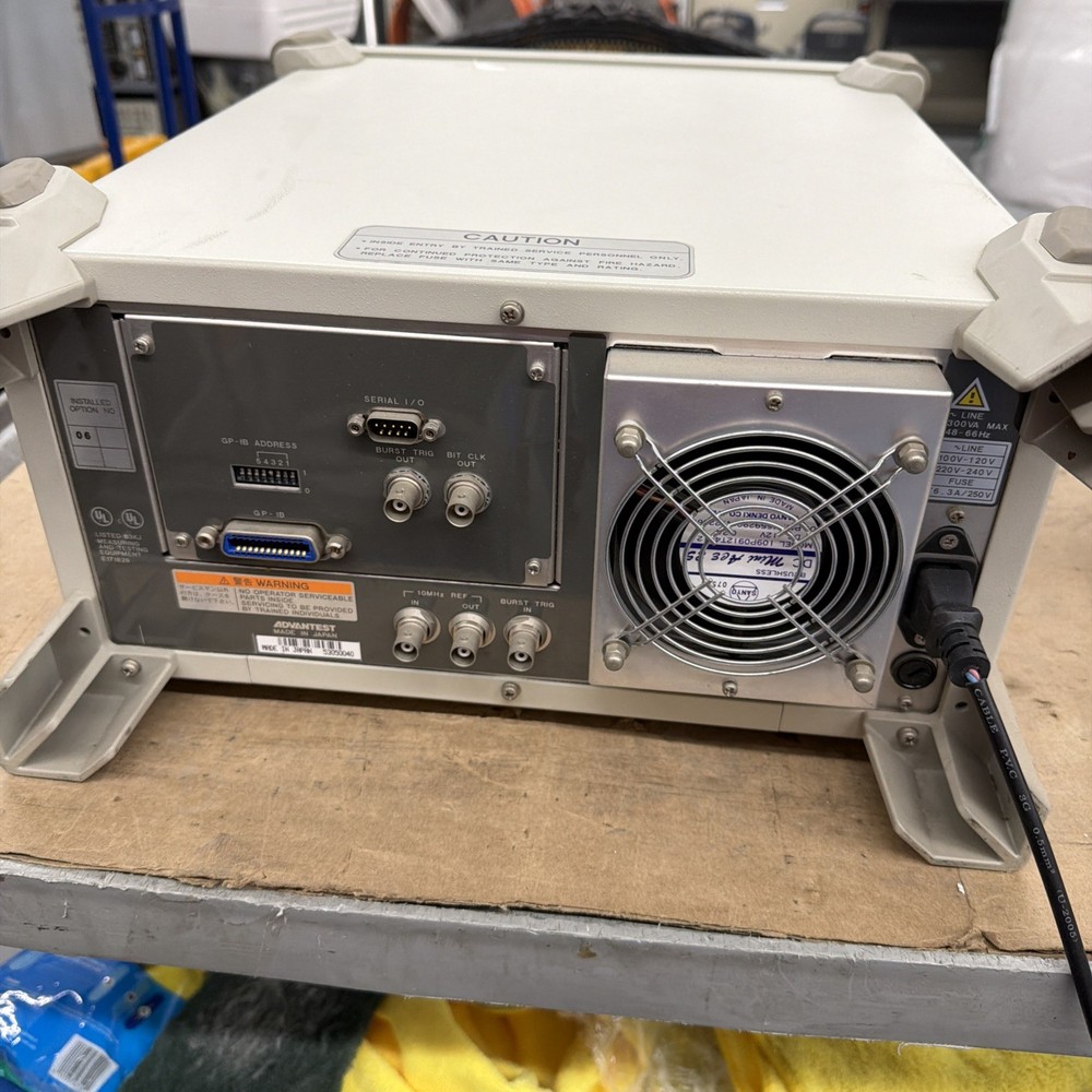ADVANTEST R3560 RECEIVER TEST SET LABORATORY 300VA MAX