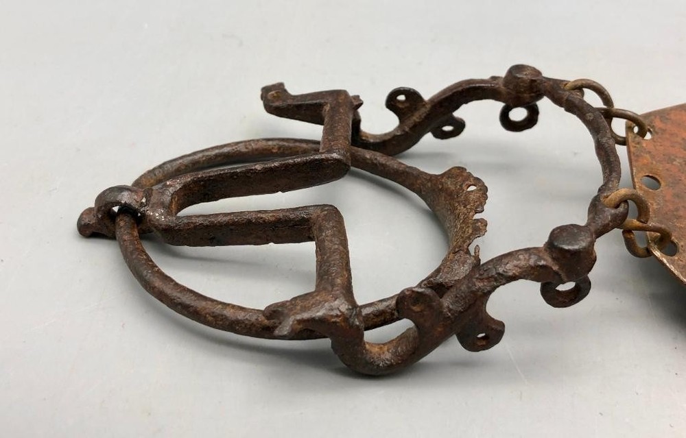 Rare Antique Mini Spanish Colonial Ring Bit With Barba