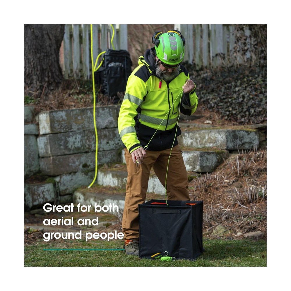 Arborist Throw Line Storage Cube, Portable Climbing Rope Organizer, Collapsib...