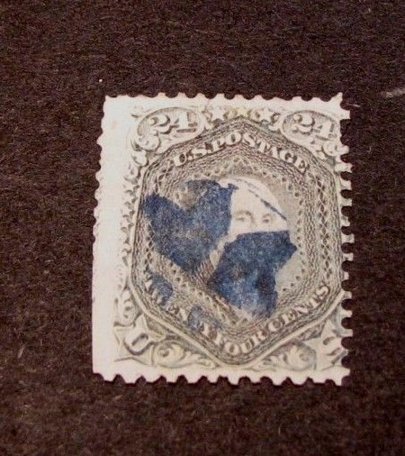US Stamp Scott# 78 Washington 1862  GL7