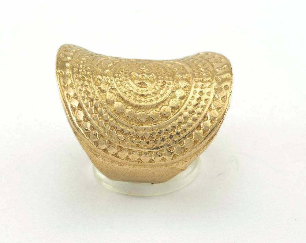 Adjustable Ring Raw Brass (16mm 5US inner size - Adjustable ) OZ3717 27mm