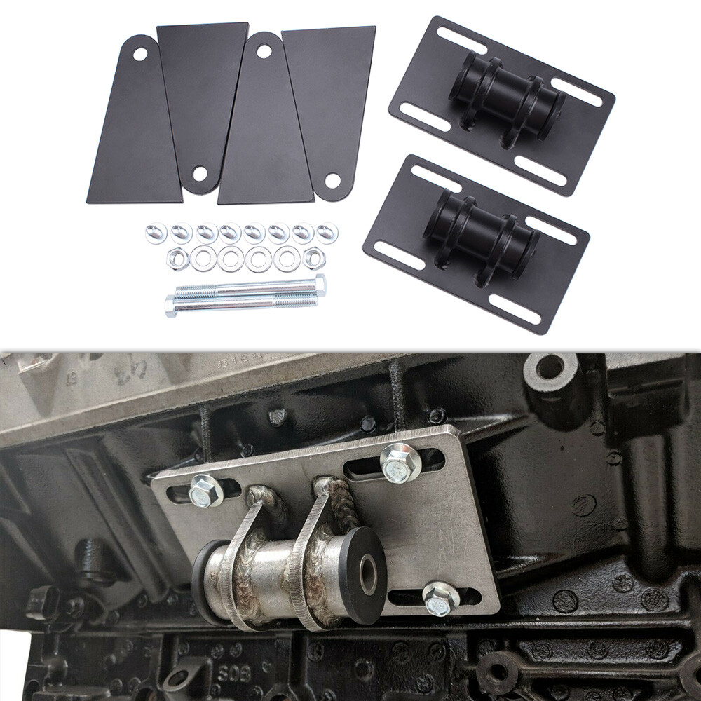 Universal LS Swap Mounts 5.3 Adjustable Swap Mounts Weldable Cut