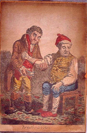 Pewter Porringer, Bloodletting