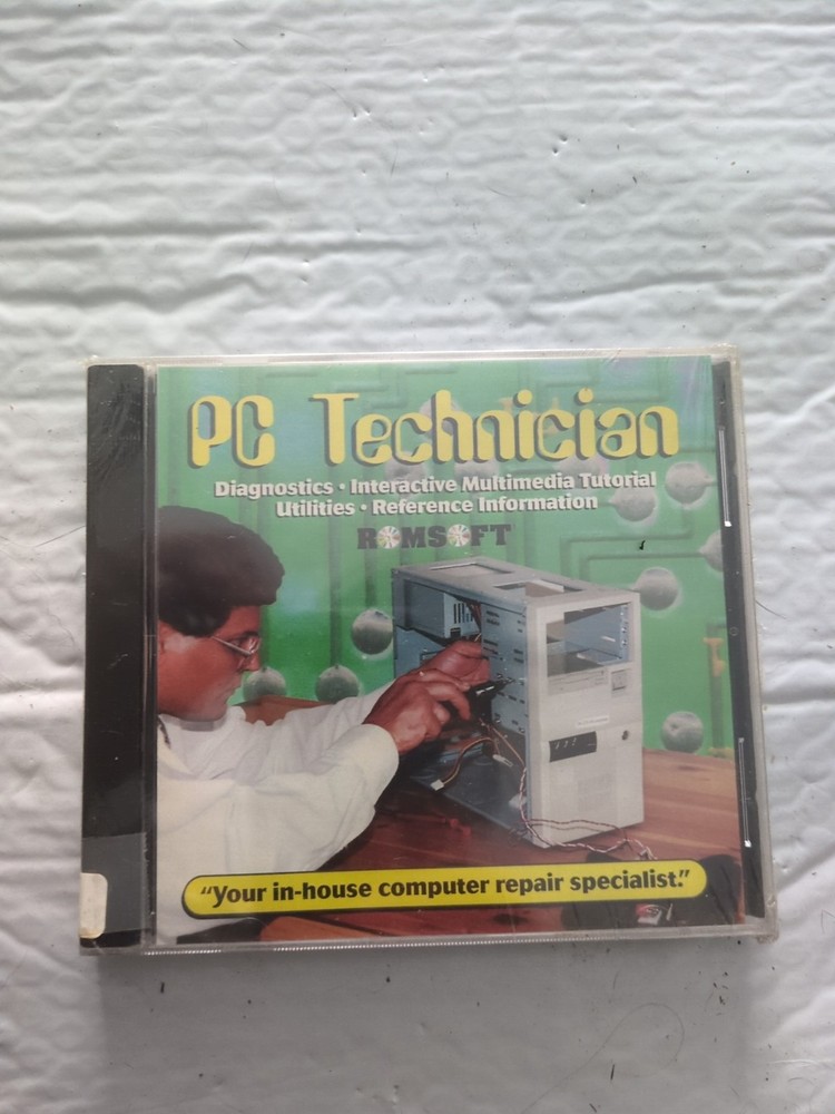 Vtg. PC Technician CD Computer Diagnostic Maintenance Repair Interactive CD NOS