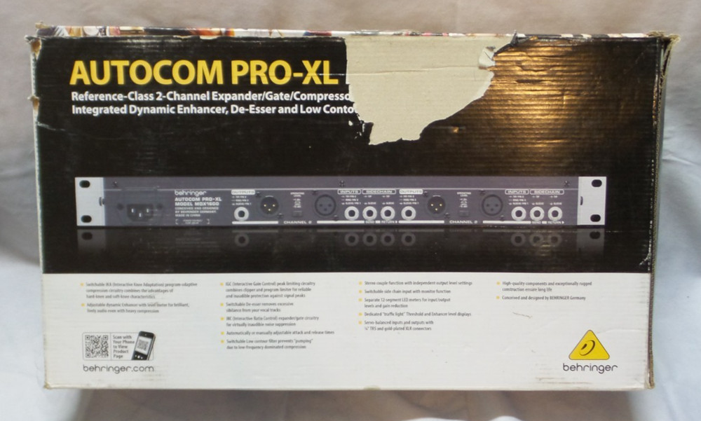 Behringer MDX1600 Autocom Pro-XL Audio Interactive Processor - USED/WORKS