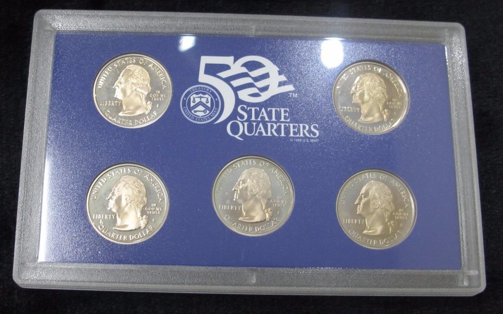 2006 Proof Set * 10 Coins * Great Gift * State Quarters * With Box & COA