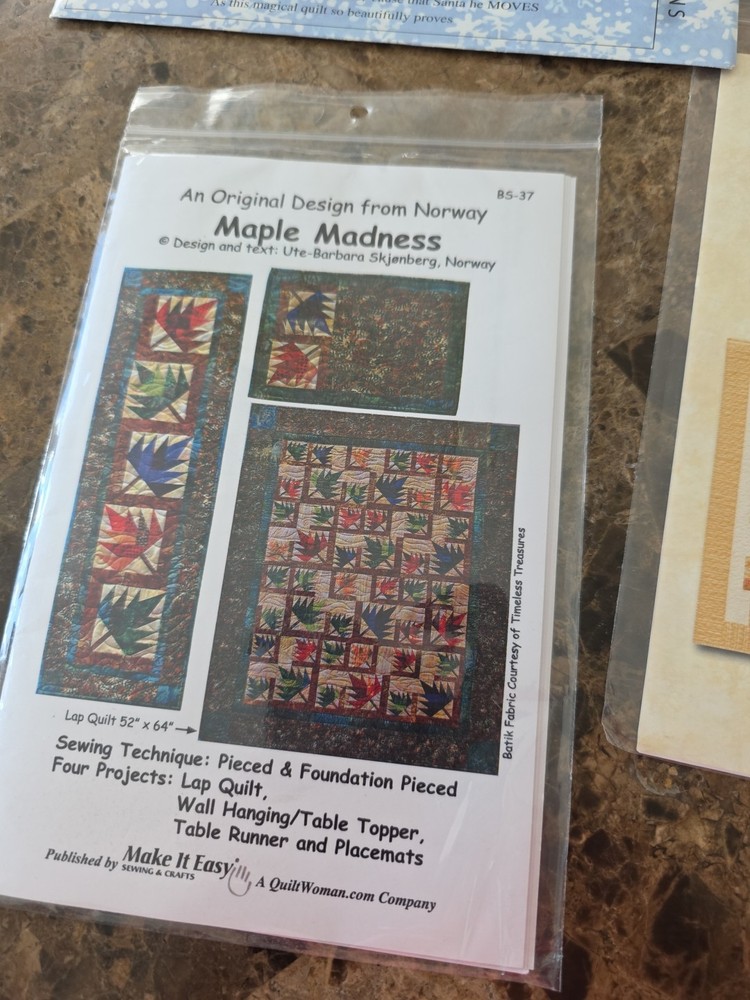 quilt pattern lot 9 See Photos