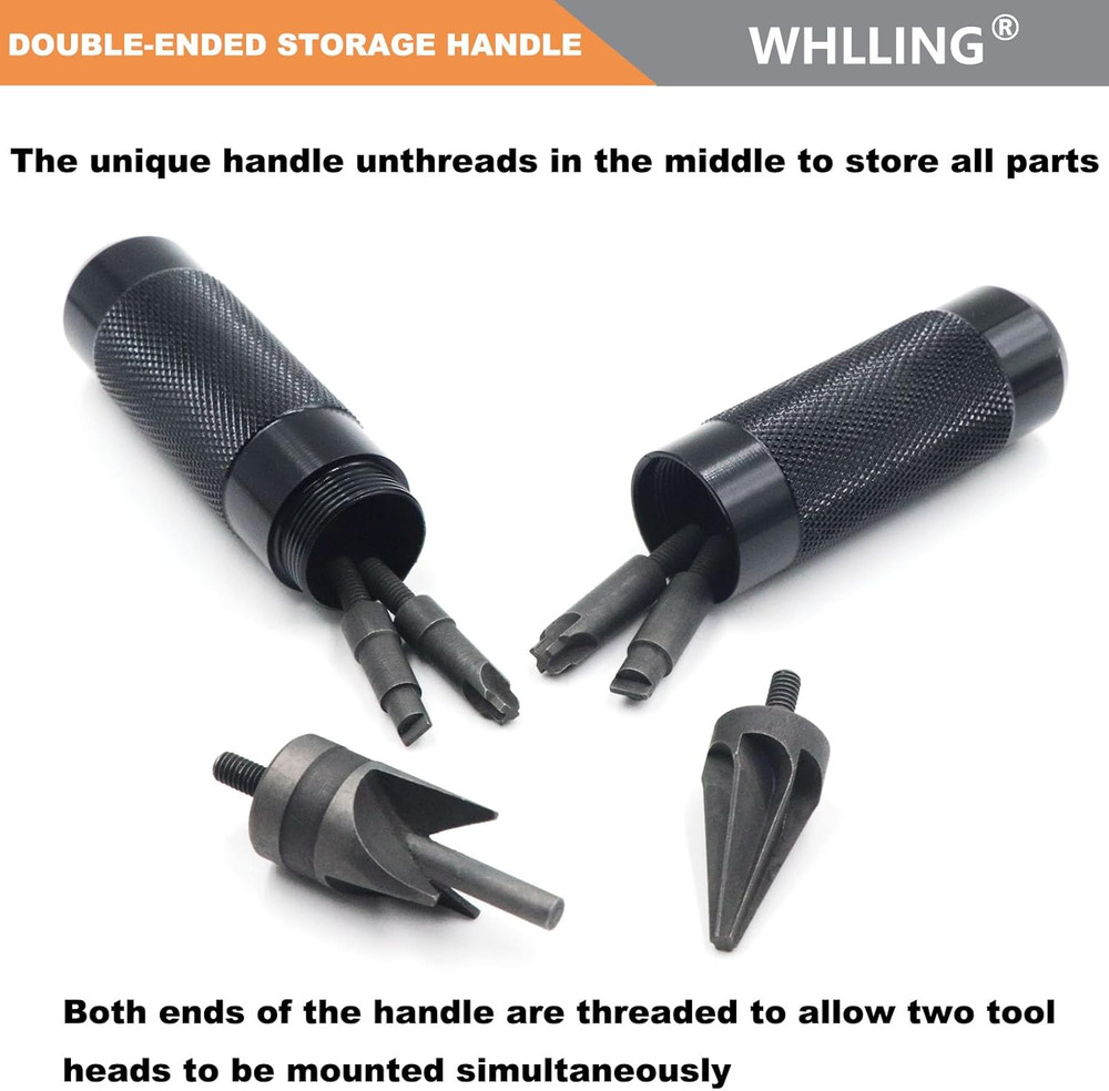 Case Prep Multitool, Case Chamfer Deburring Hand Tools for Reloading, Fits Case.