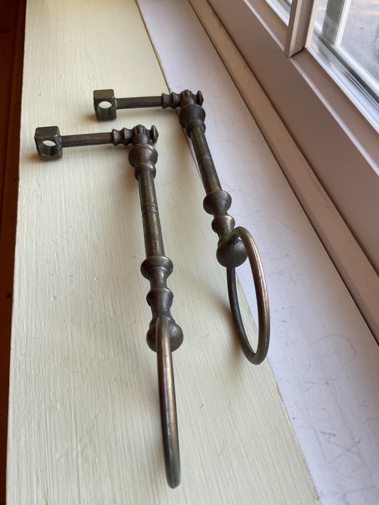 Vintage Pair Brass Horse Bits