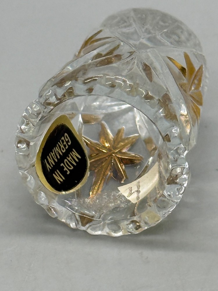 Vintage German Cut Glass Thimble