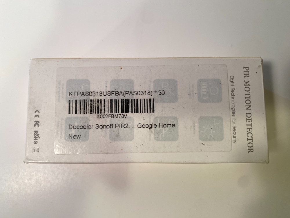 NEW Sonofff PIR2 Wireless Motion Sensor Detector & Pet Immune Wireless Sensor