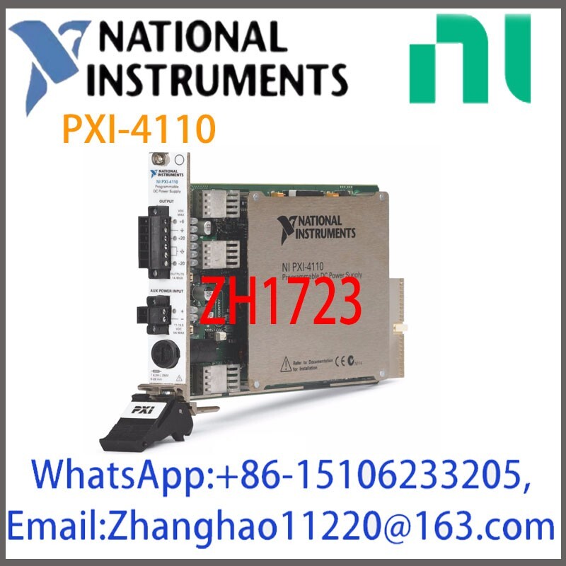 NI PXI-4110 Triple-Output Programmable DC Power Supply