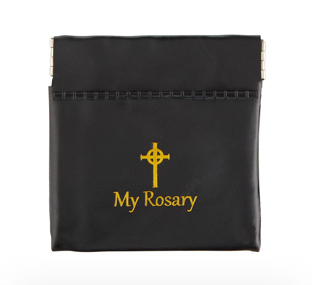 Lot of 5 My Rosay Pouch Cases Vinyl Squeeze Top 3"SQ Black White Blue Red Brown