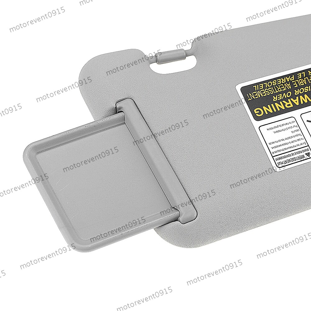 Left Gray Sun Visor Sunvisor For 2008-11 2012 13 Highlander W/ Light MO