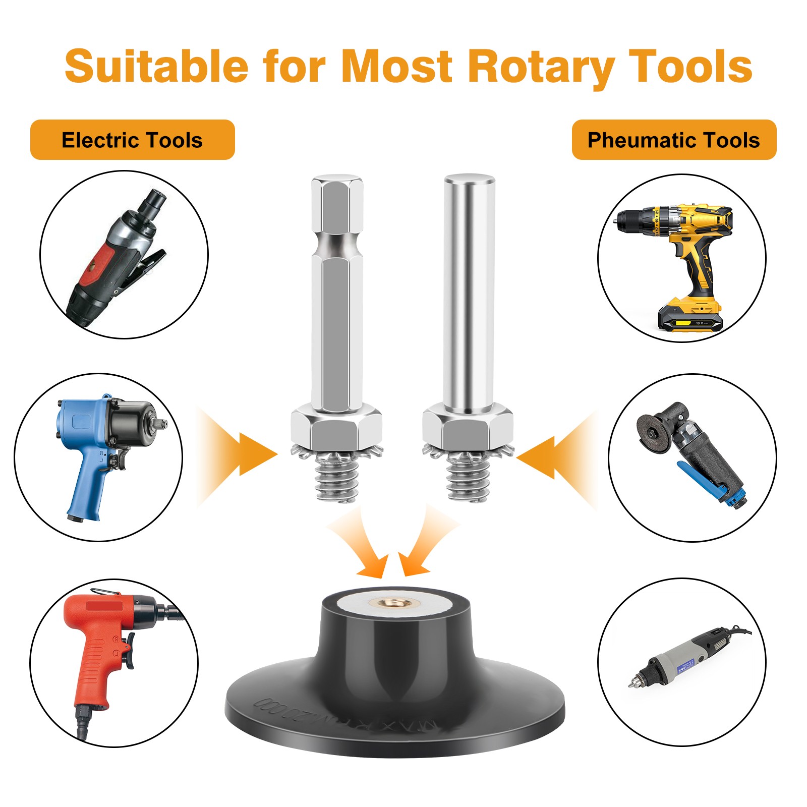 53x 3" Sanding Disc Roll Lock Quick Change Disc 36/60/80/120/240 Grit 1/4" Shank