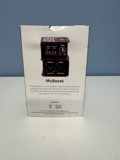 Radial McBoost Microphone Signal Booster