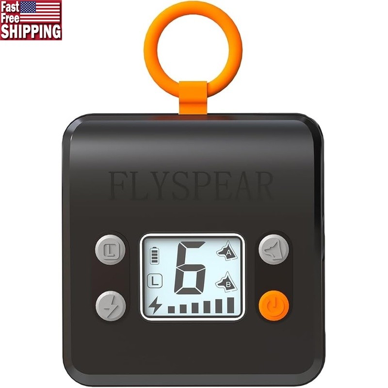 Wireless Pet Barrier Transmitter Adjustable Range Rechargeable Training Device