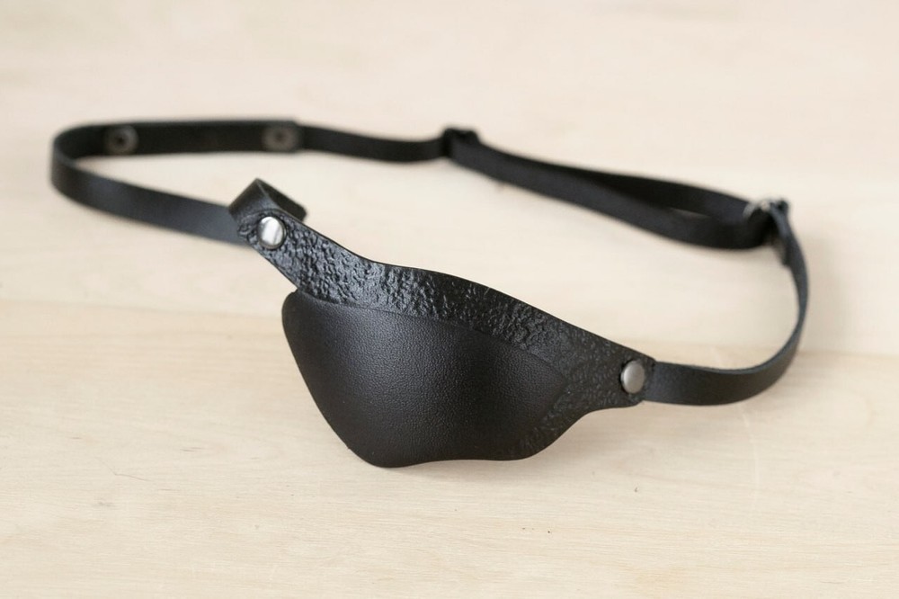 Leather Eye Patch, Eye Patch, Slim Eye Patch, Unisex Eye Patch, One Eye