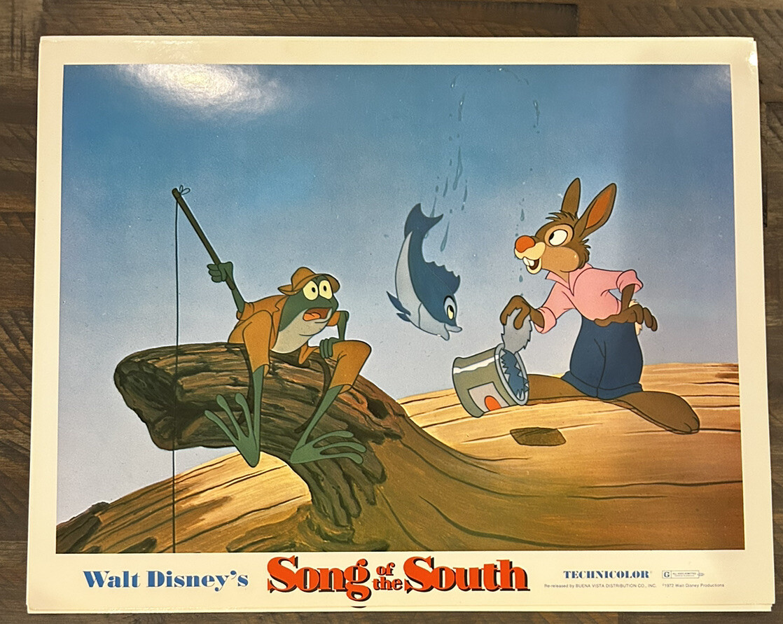 SONG OF THE SOUTH Original Complete Set of 9 Lobby Cards - R1972 - RARE!