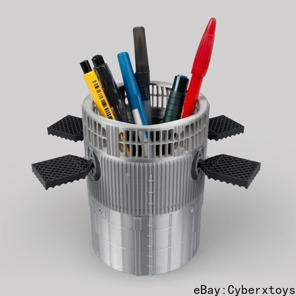 1:100 SpaceX Starship Rocket Model DIY Pen Container Tool Box Desktop Storage