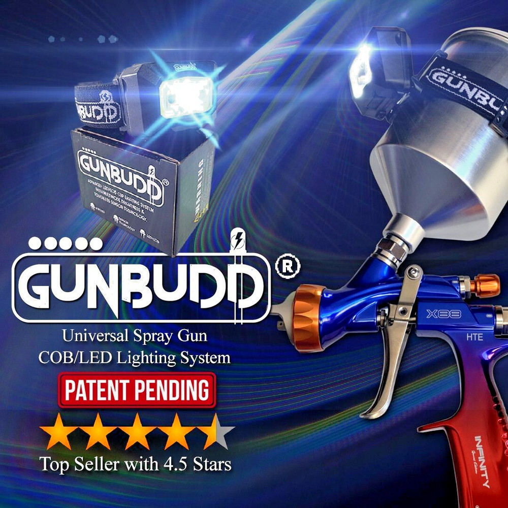 Universal GUNBUDD® Spray Gun Light | COB/LED Precision Lighting