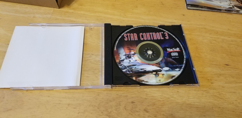 Star Control 3 MAC CD game! BIG BOX COMPLETE w poster