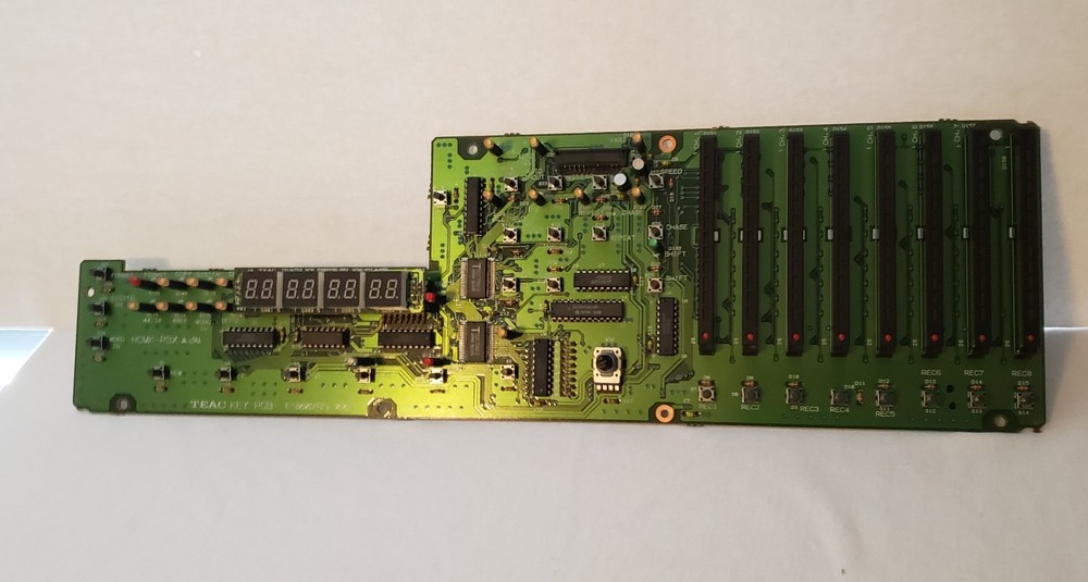 Tascam DA-38 Parts Front Display Key PCB E900289-00A