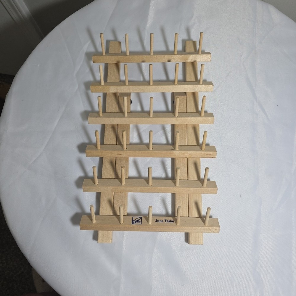 June Tailor 30 SPOOL THREAD RACK HOLDER Freestanding FOLDING Compact Space Savin