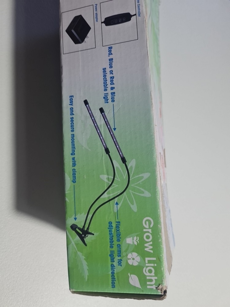 Plant Light 2 Head Clamp Light