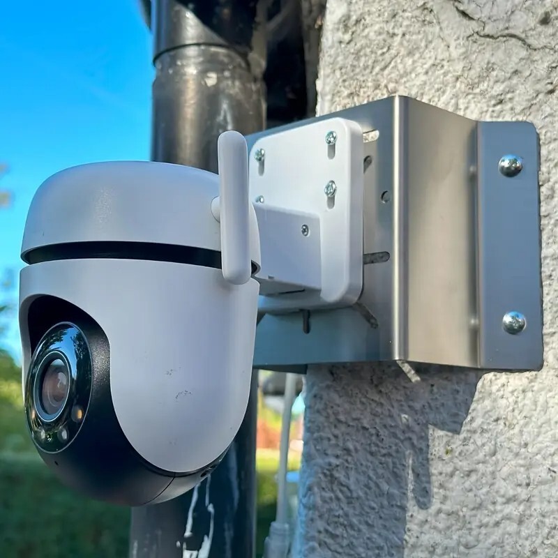 Stainless Steel Universal Mount Bracket for CCTV Security Camera, LED Lighting