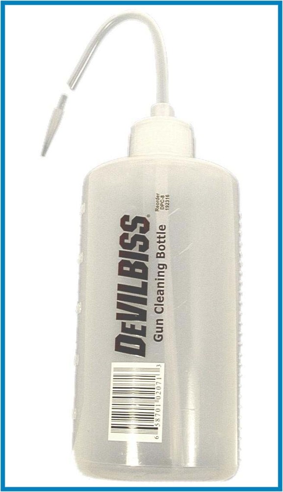 DeVILBISS PAINT SPRAY GUN CLEANING Solvent BOTTLE-AUTO