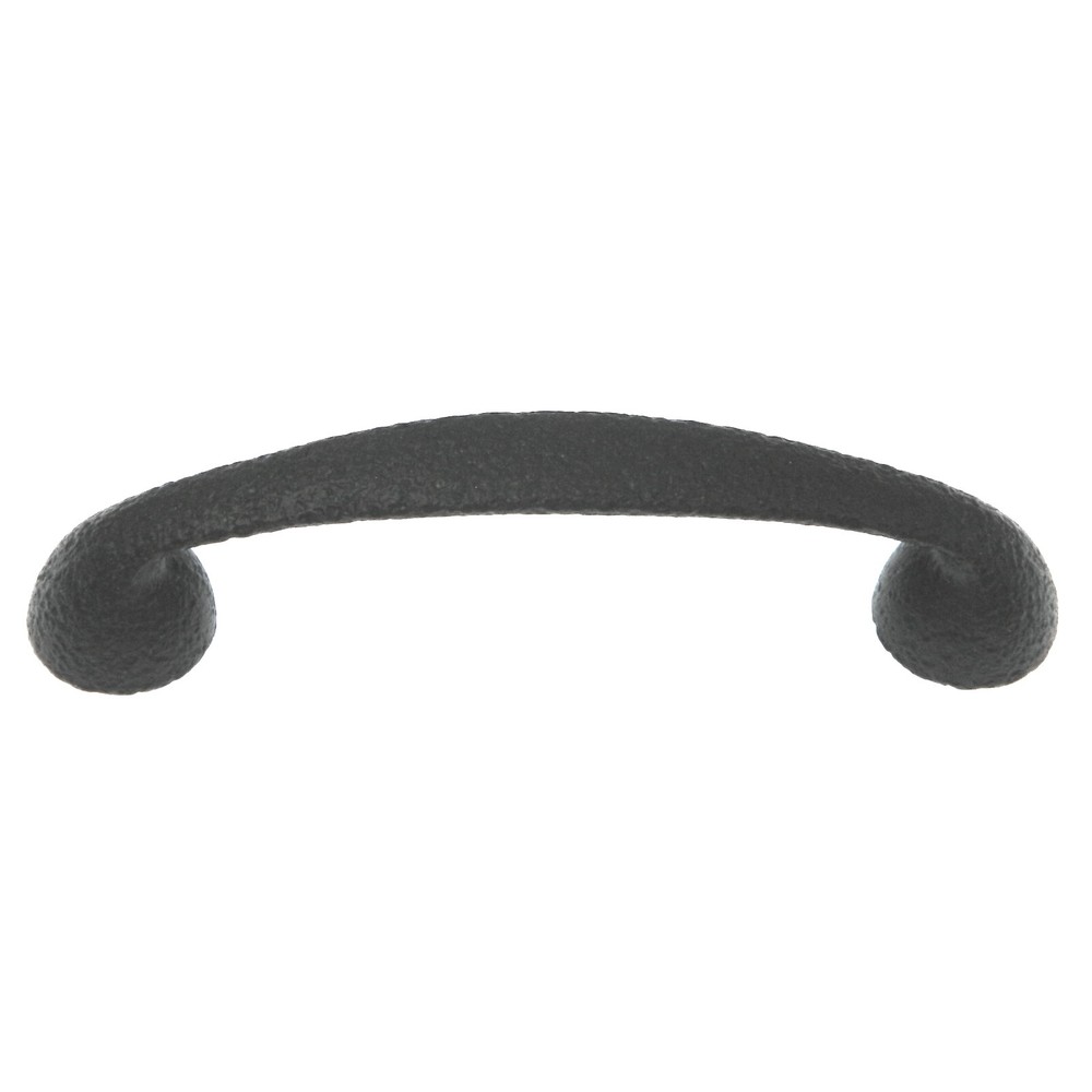 10 Pack Ancient Treasures C040BLK Rustic Black 3 3/4"cc Cabinet Handle Pulls