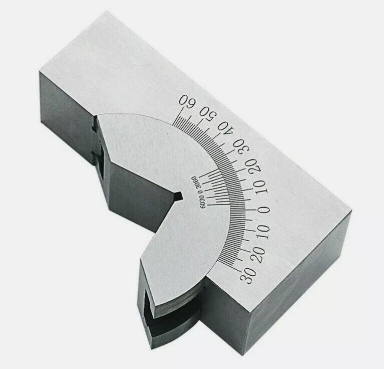 Adjustable Angle V Block Milling Setup 0-60 Degree Angle Block Precision Gauge